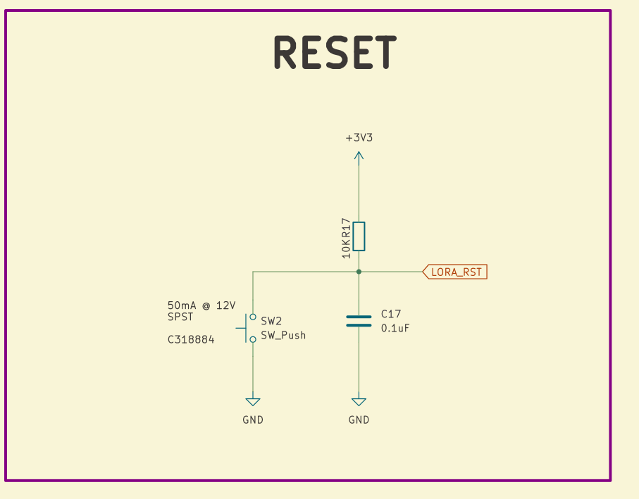 LORA RESET