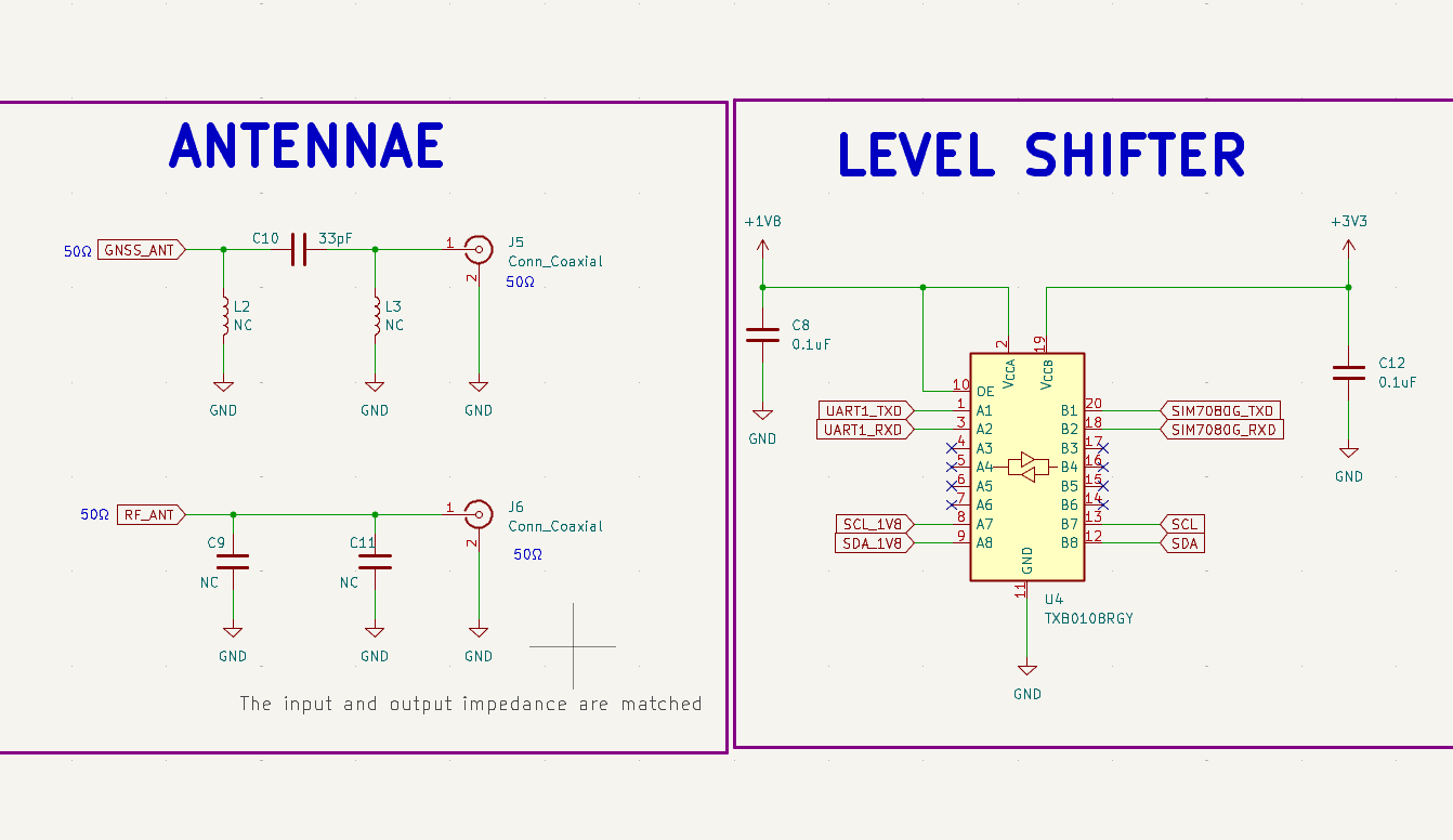 Antenna and Level Shifter Circuits